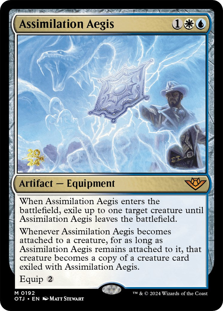 Assimilation Aegis [Outlaws of Thunder Junction Prerelease Promos] | Devastation Store