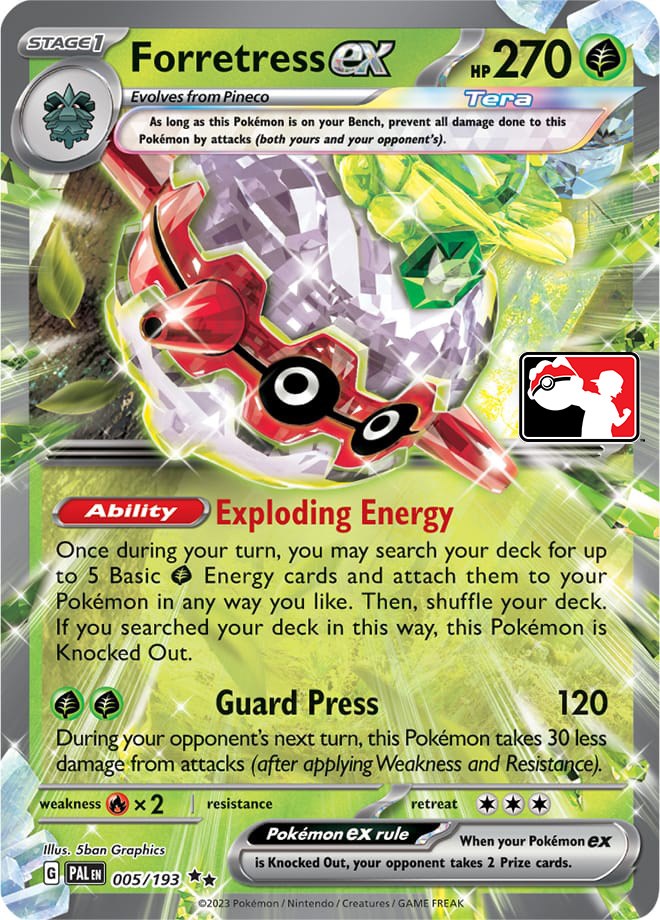 Forretress ex (005/193) [Prize Pack Series Four] | Devastation Store