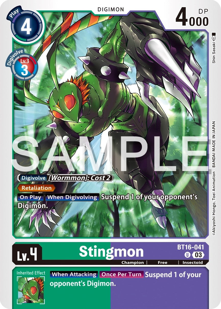 Stingmon [BT16-041] [Beginning Observer] | Devastation Store