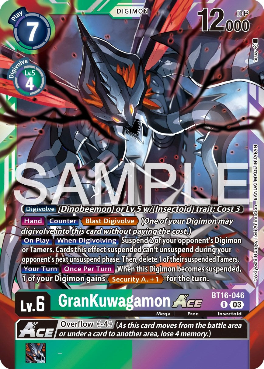 GranKuwagamon Ace [BT16-046] [Beginning Observer] | Devastation Store