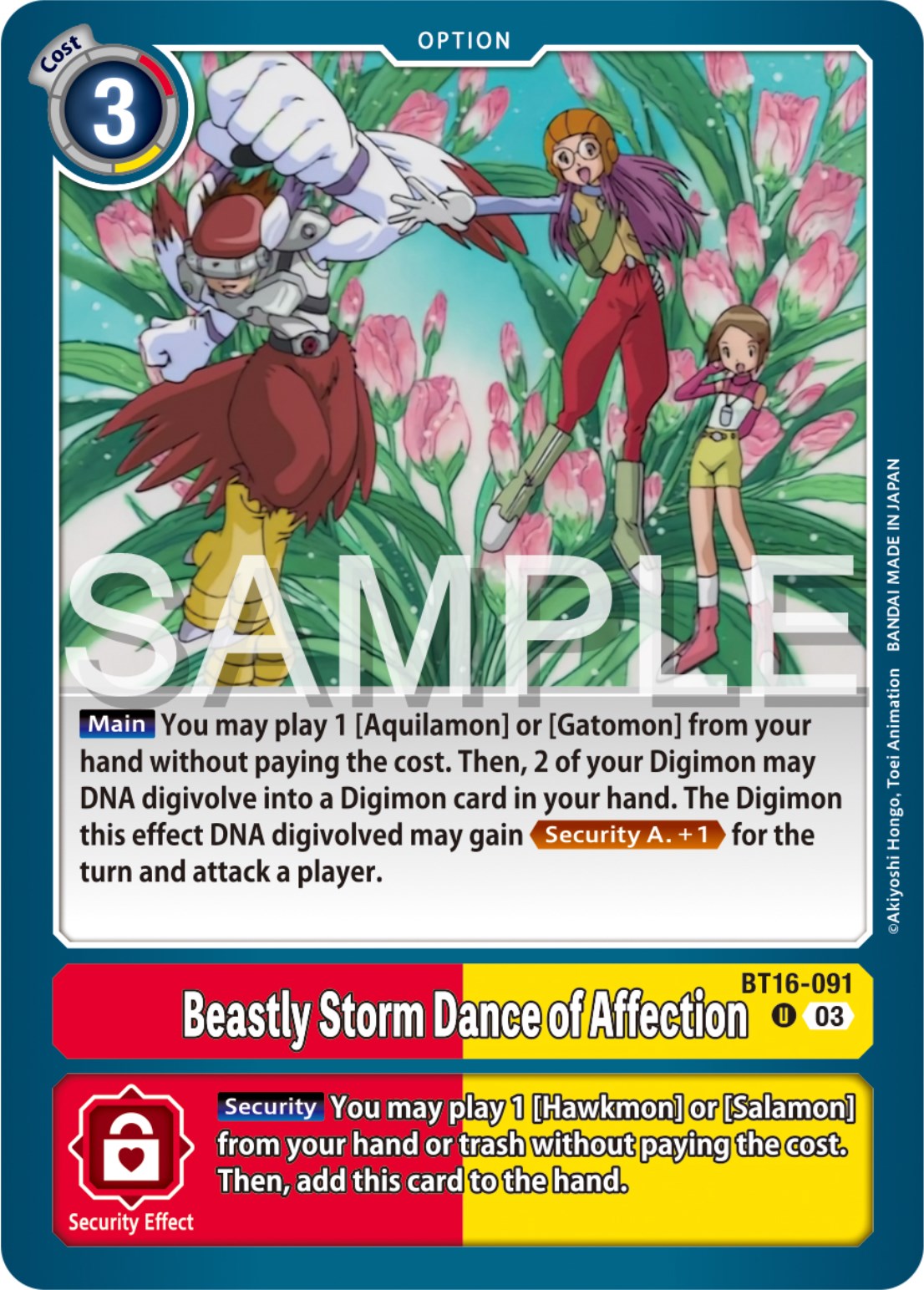 Beastly Storm Dance of Affection [BT16-091] [Beginning Observer] | Devastation Store