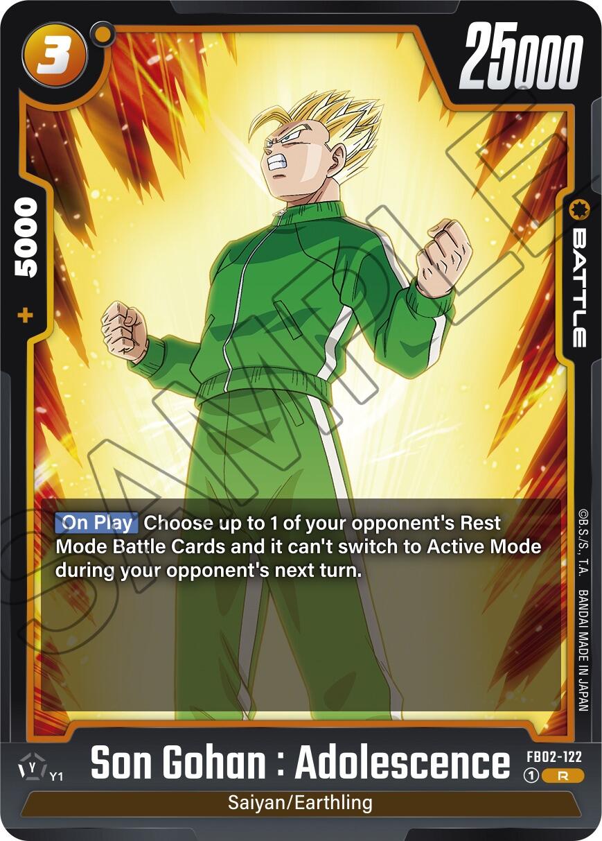 Son Gohan : Adolescence (FB02-122) [Blazing Aura] | Devastation Store