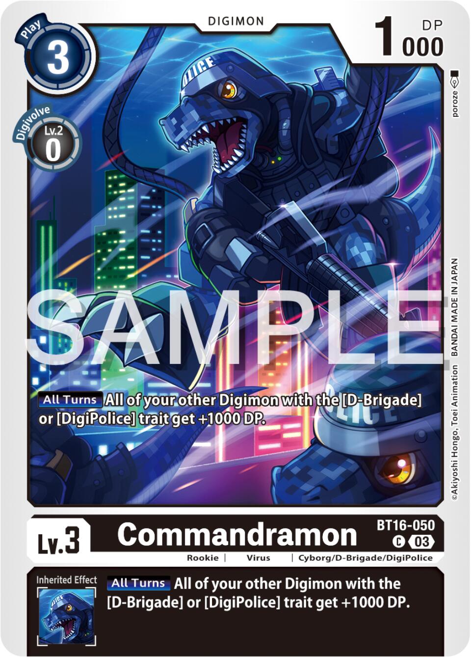 Commandramon [BT16-050] [Beginning Observer] | Devastation Store