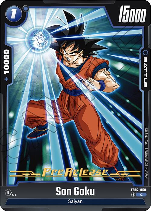 Son Goku (FB02-050) [Blazing Aura Pre-Release Cards] | Devastation Store