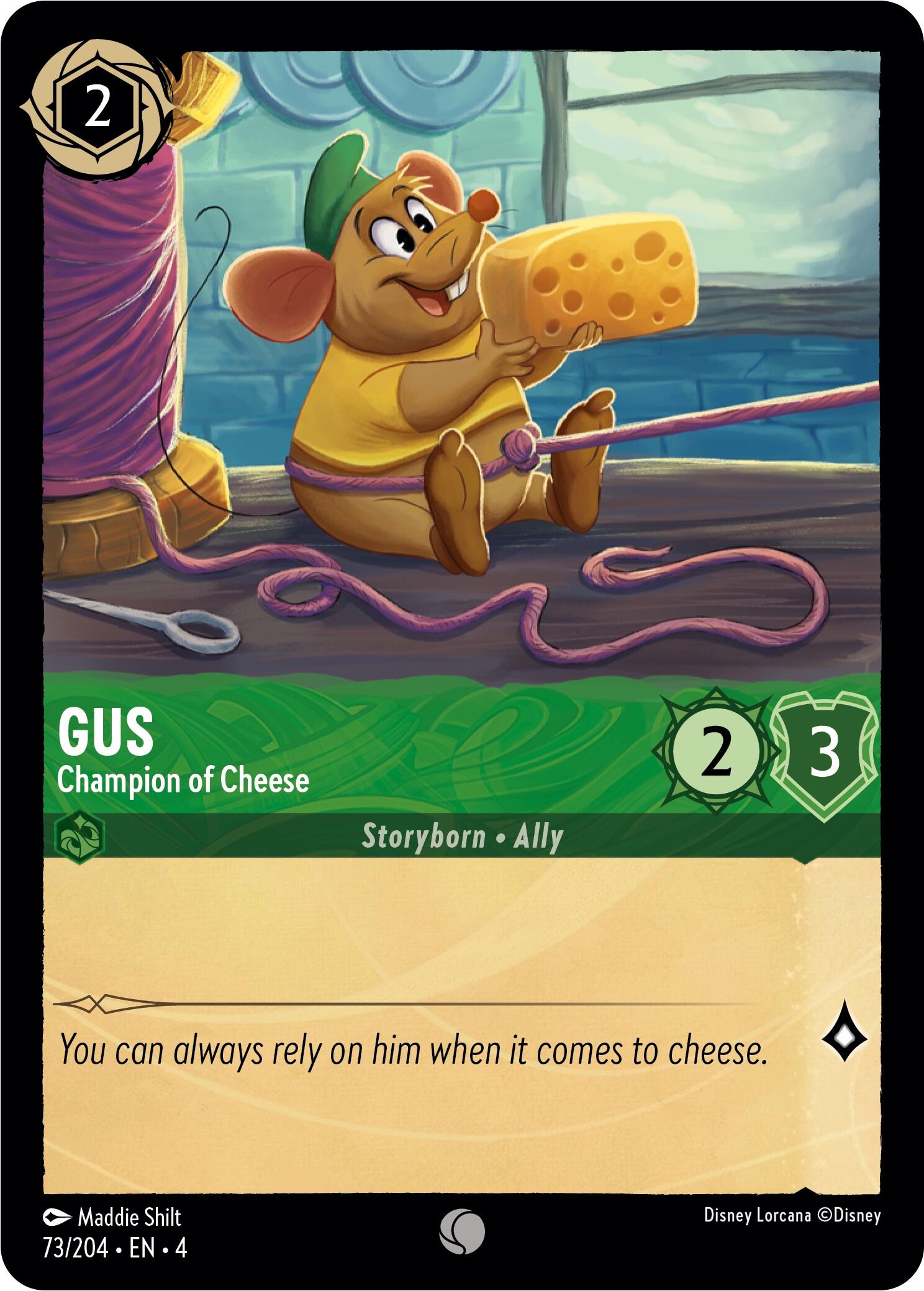 Gus - Champion of Cheese (73/204) [Ursula's Return] | Devastation Store