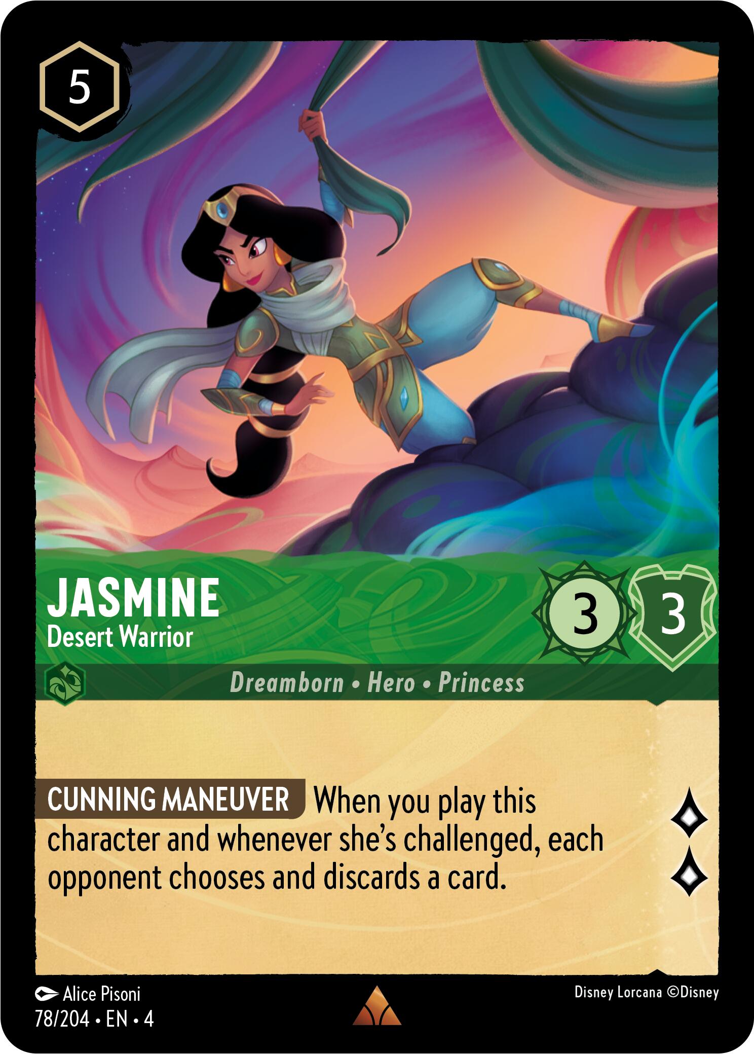Jasmine Desert Warrior (78/204) [Ursula's Return] | Devastation Store