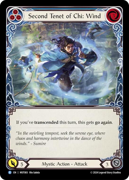 Second Tenet of Chi: Wind [MST083] (Part the Mistveil)  Rainbow Foil | Devastation Store