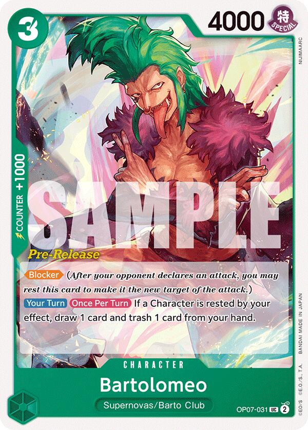 Bartolomeo [500 Years in the Future Pre-Release Cards] | Devastation Store