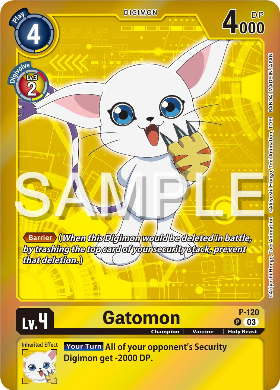 Gatomon [P-120] - P-120 (Digimon Adventure Box 2024) [Promotional Cards] | Devastation Store