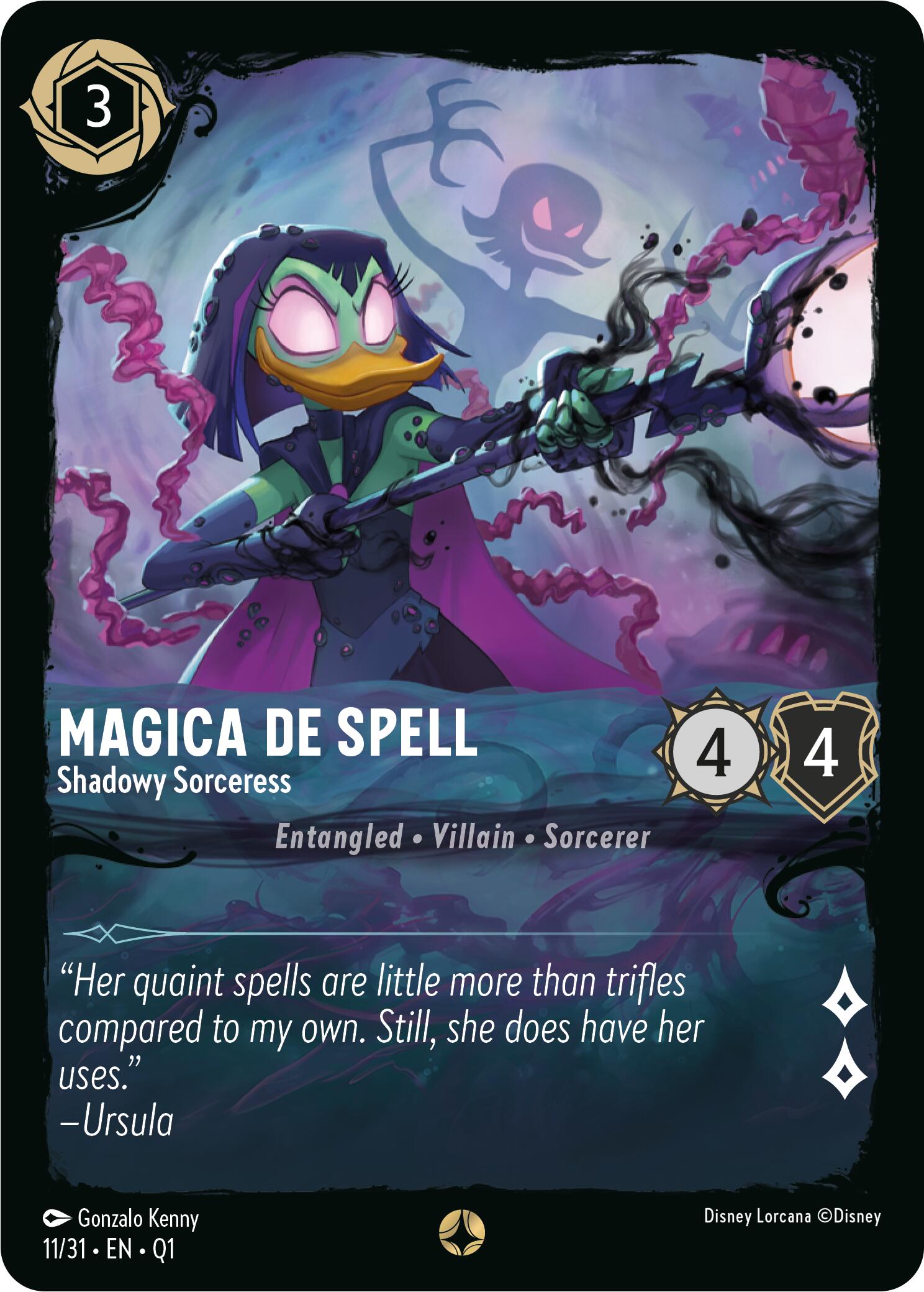 Magica De Spell - Shadowy Sorceress (11/31) [Illumineer's Quest: Deep Trouble] | Devastation Store