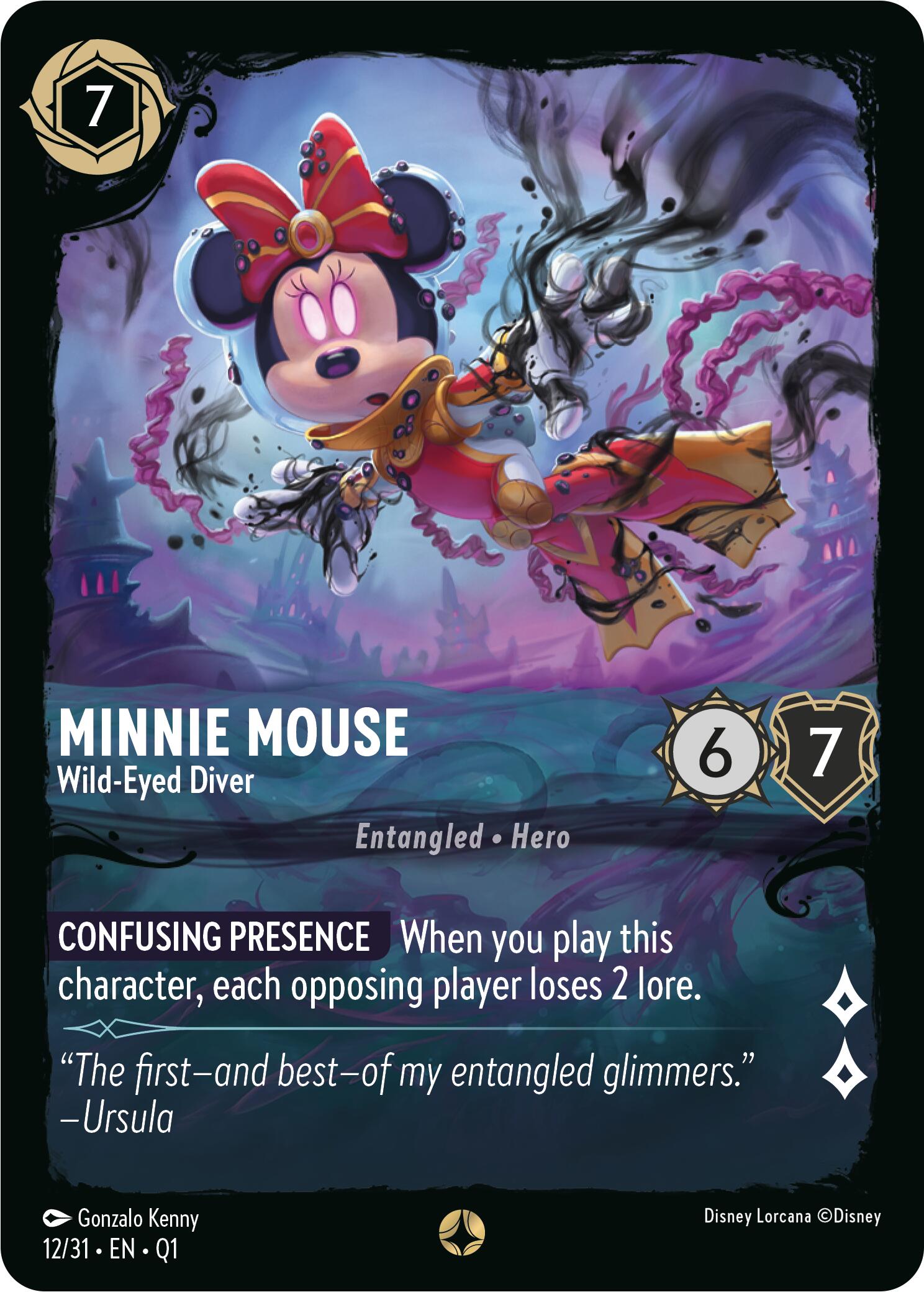 Minnie Mouse - Wild-Eyed Diver (12/31) [Illumineer's Quest: Deep Trouble] | Devastation Store