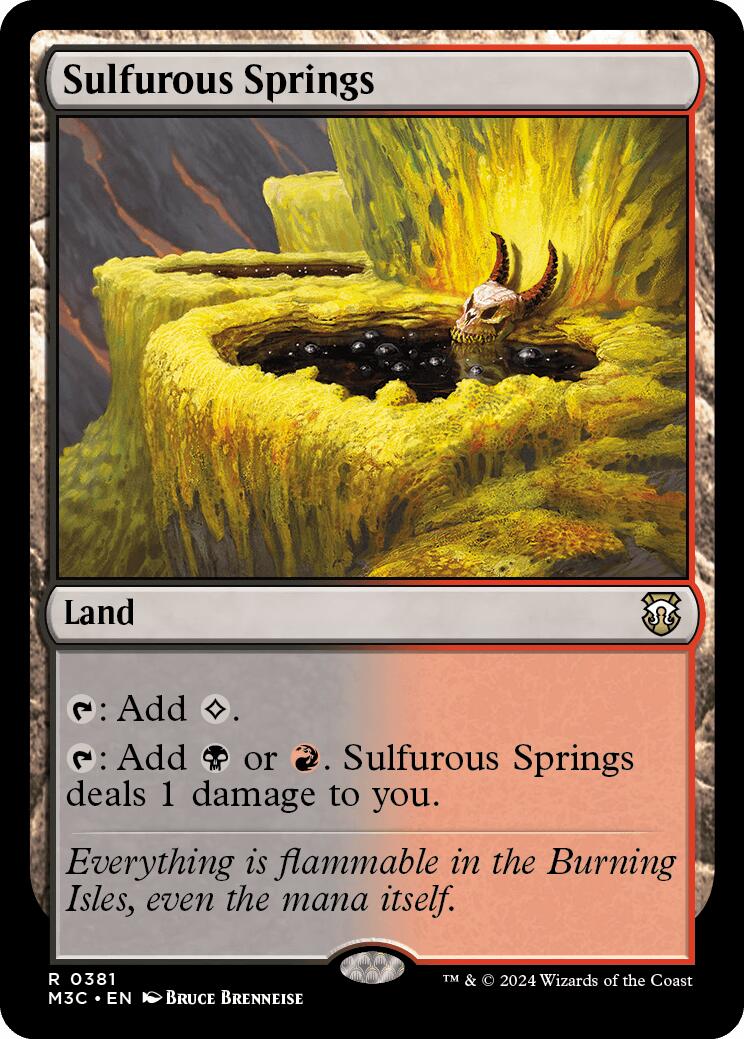 Sulfurous Springs [Modern Horizons 3 Commander] | Devastation Store