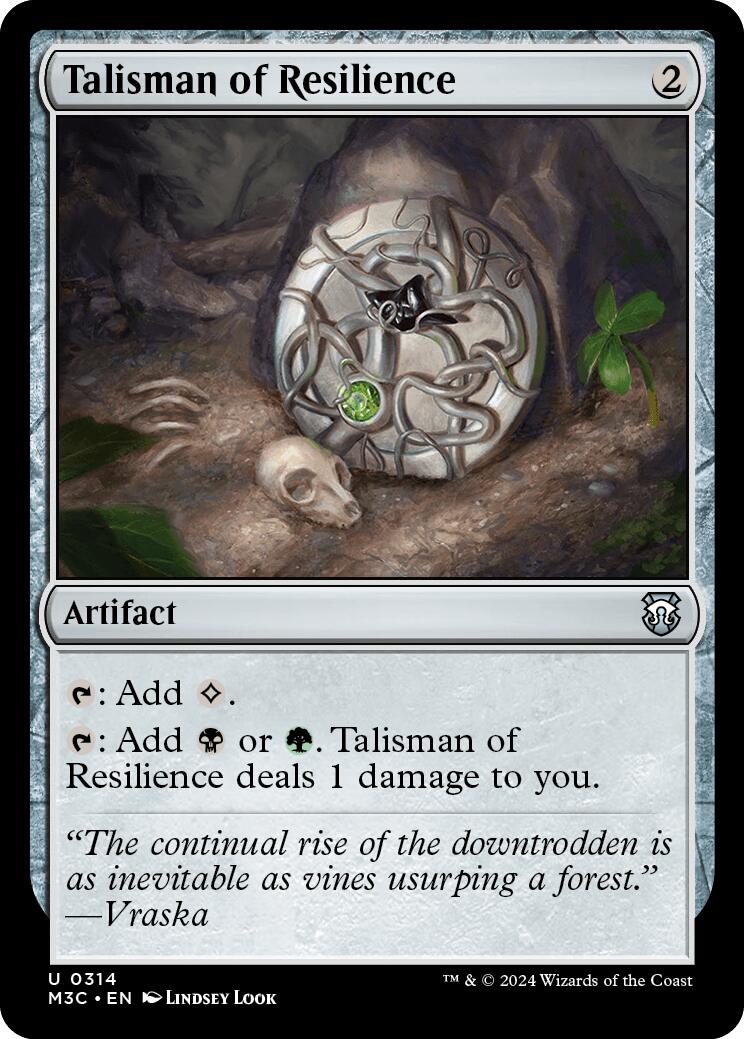 Talisman of Resilience [Modern Horizons 3 Commander] | Devastation Store