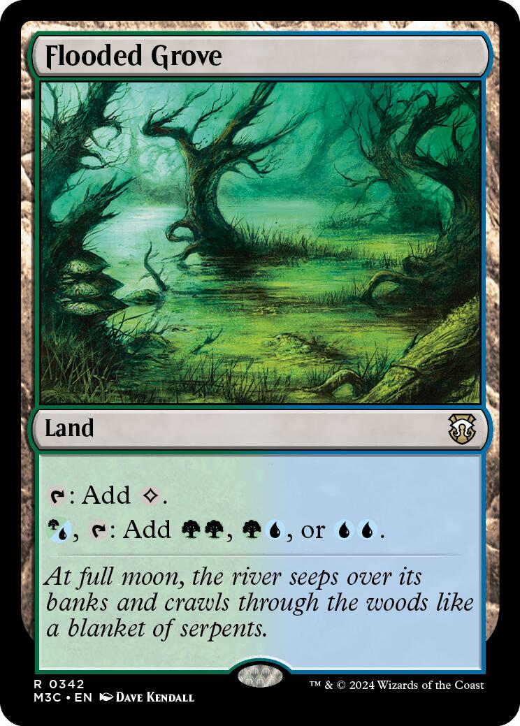 Flooded Grove [Modern Horizons 3 Commander] | Devastation Store