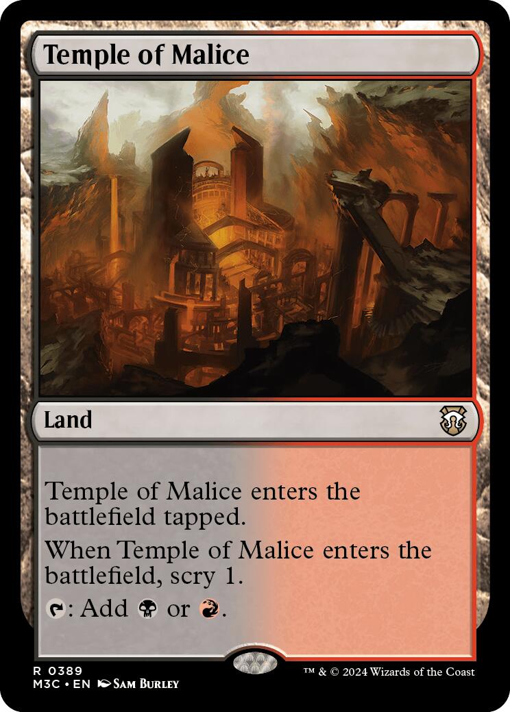 Temple of Malice [Modern Horizons 3 Commander] | Devastation Store