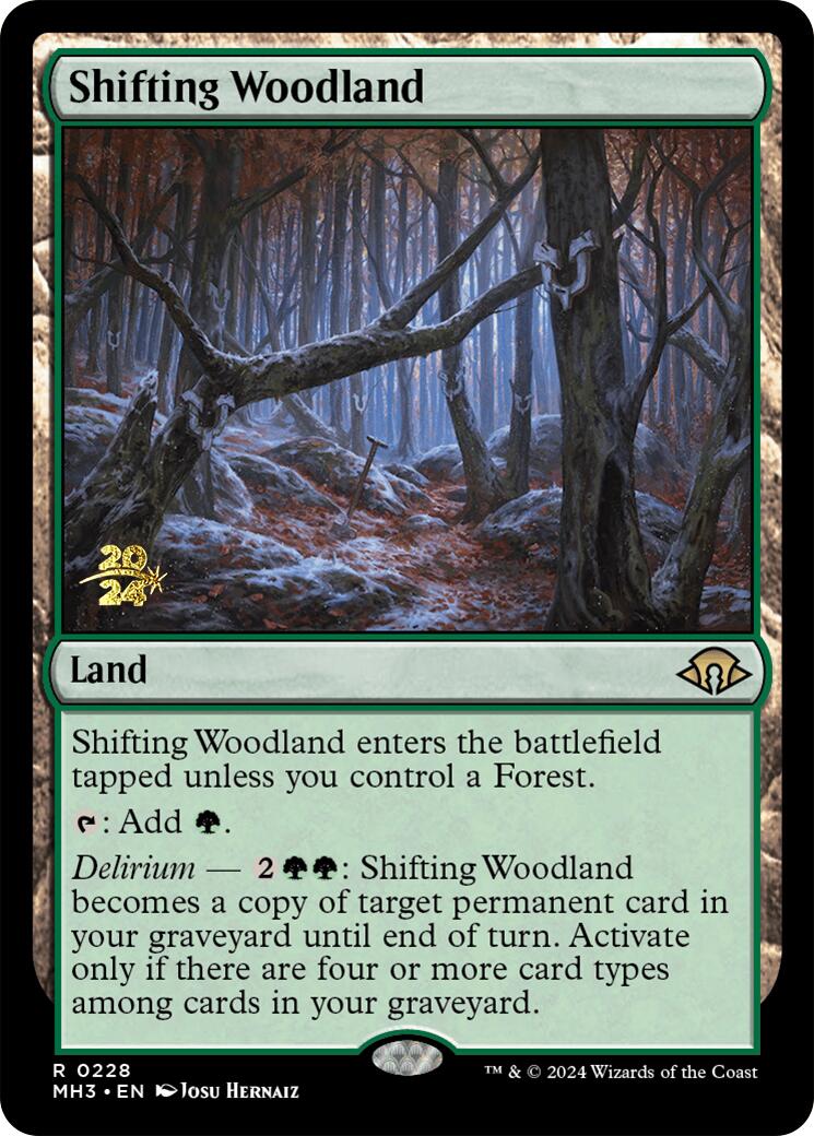 Shifting Woodland [Modern Horizons 3 Prerelese Promos] | Devastation Store