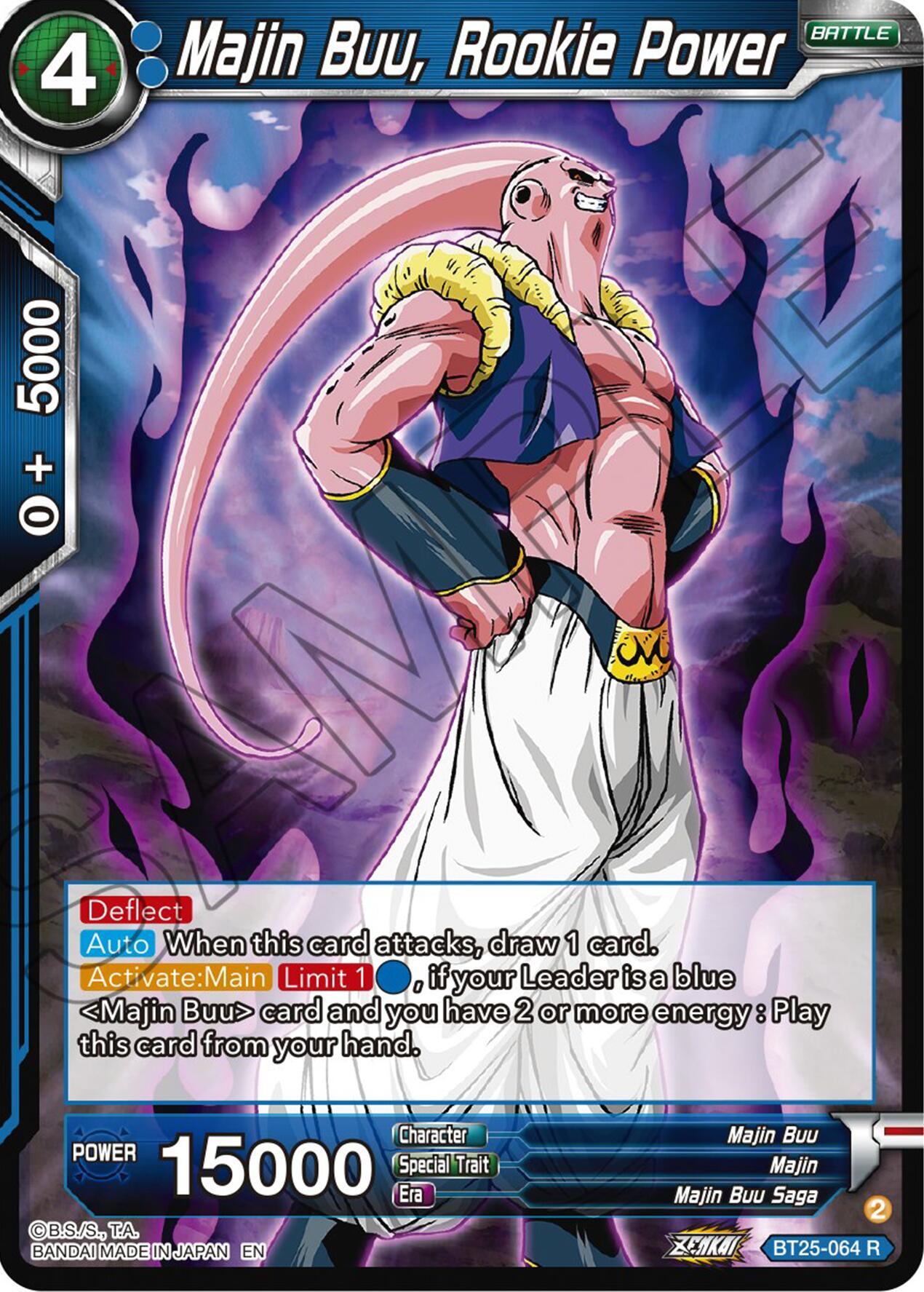 Majin Buu, Rookie Power (BT25-064) [Legend of the Dragon Balls] | Devastation Store