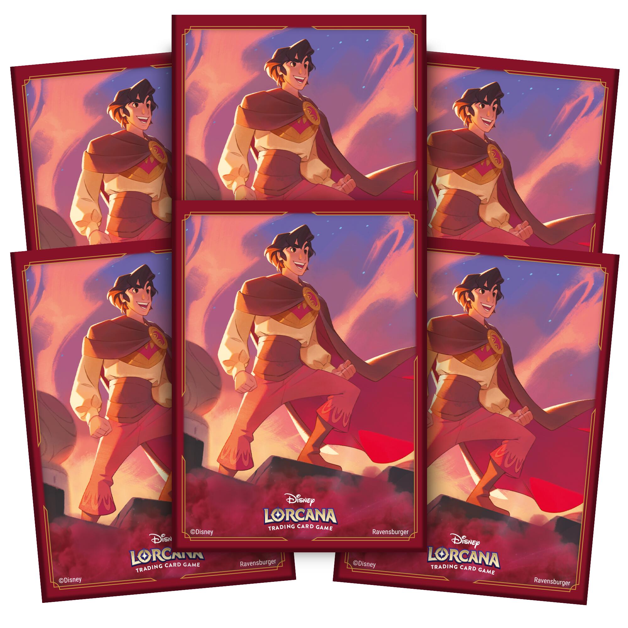 Disney Lorcana: Card Sleeves (Aladdin - Heroic Outlaw / 65-Pack) | Devastation Store