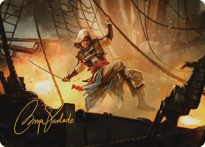 Edward Kenway Art Card (Gold-Stamped Signature) [Assassin's Creed Art Series] | Devastation Store