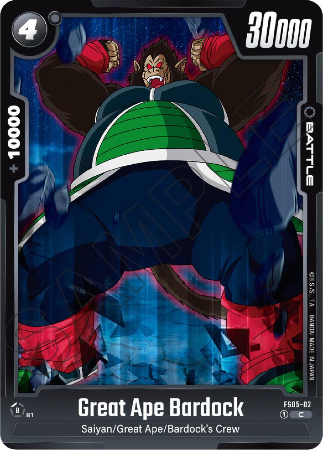 Great Ape Bardock [Starter Deck 5: Bardock] | Devastation Store