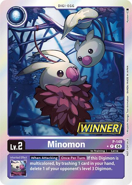 Minomon [P-149] (Store Tournament 2024 Jul. – Sep. Winner Pack) [Promotional Cards] | Devastation Store
