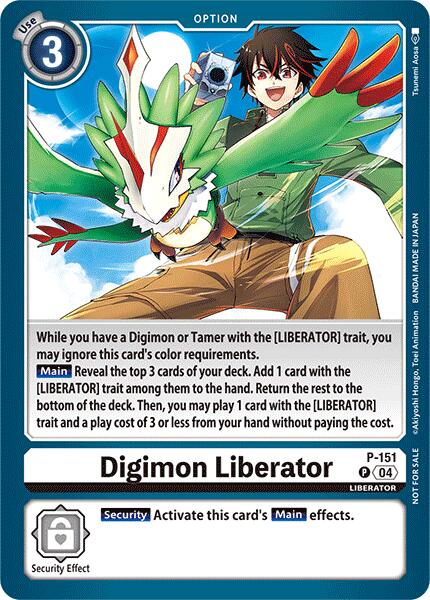 Digimon Liberator [P-151] (Store Tournament 2024 Jul. – Sep. Participation Pack) [Promotional Cards] | Devastation Store