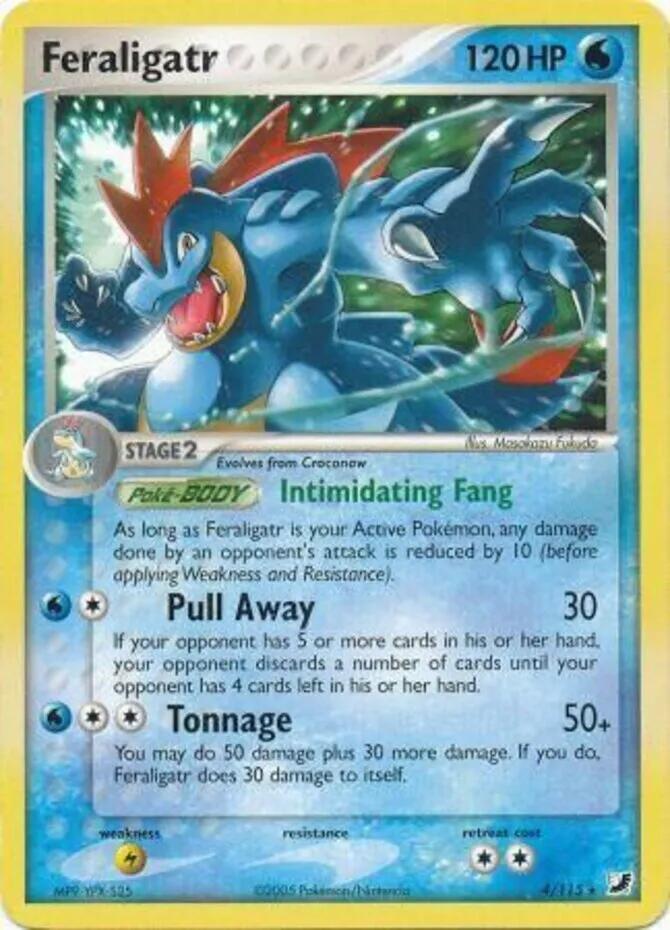 Feraligatr (4/115) (Theme Deck Exclusives) [EX: Unseen Forces] | Devastation Store