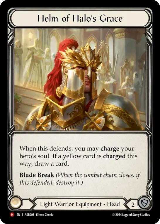 Helm of Halo's Grace [ASB003] (Armory Deck: Boltyn)  Rainbow Foil | Devastation Store