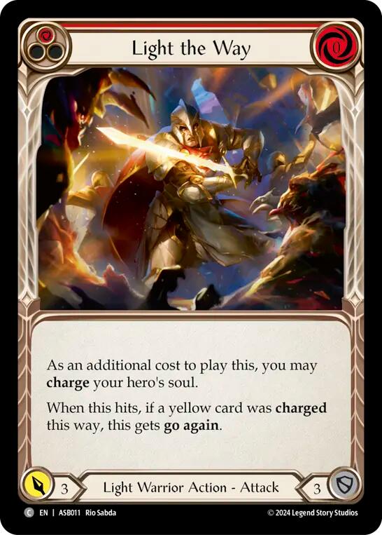 Light the Way (Red) [ASB011] (Armory Deck: Boltyn) | Devastation Store