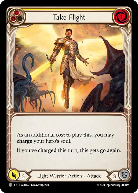 Take Flight (Yellow) [ASB022] (Armory Deck: Boltyn) | Devastation Store