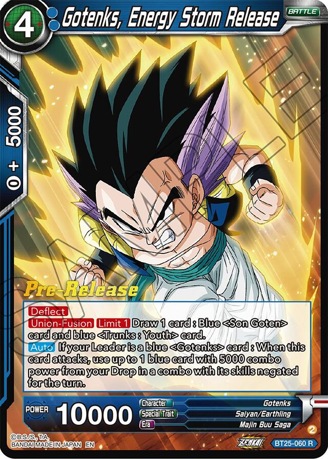 Gotenks, Energy Storm Release (BT25-060) [Legend of the Dragon Balls Prerelease Promos] | Devastation Store