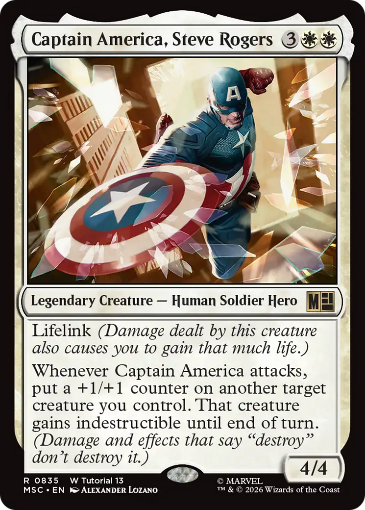 Captain America, Steve Rogers [Marvel Super Heroes Commander] | Devastation Store