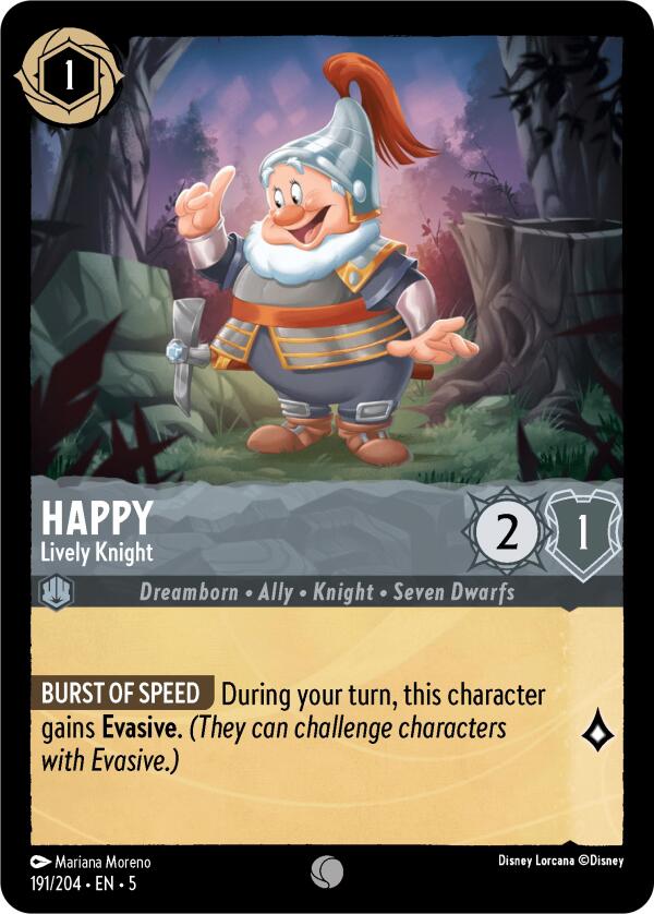 Happy - Lively Knight (191/204) [Shimmering Skies] | Devastation Store