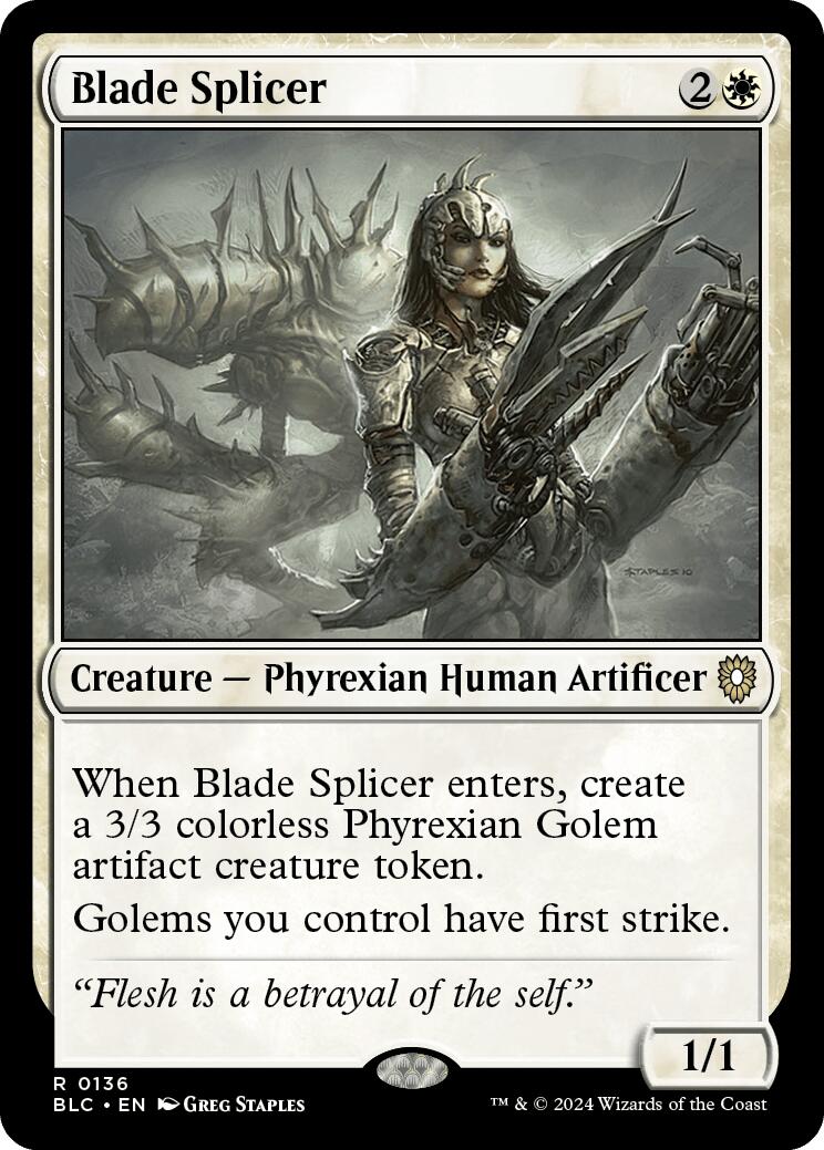 Blade Splicer [Bloomburrow Commander] | Devastation Store