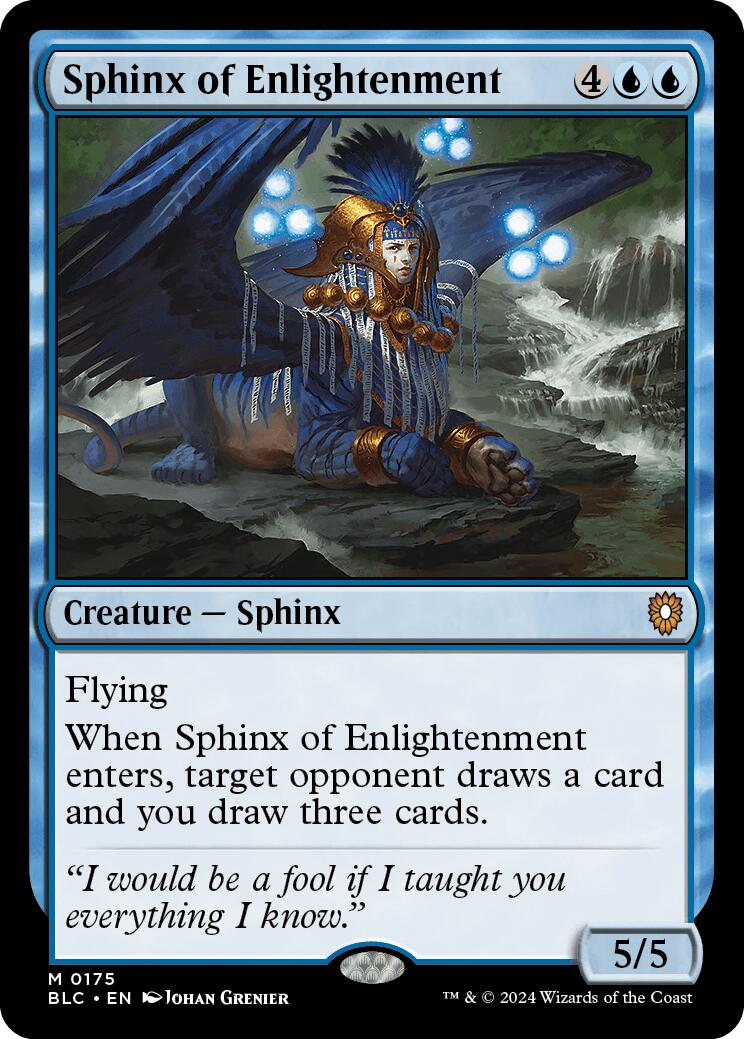 Sphinx of Enlightenment [Bloomburrow Commander] | Devastation Store