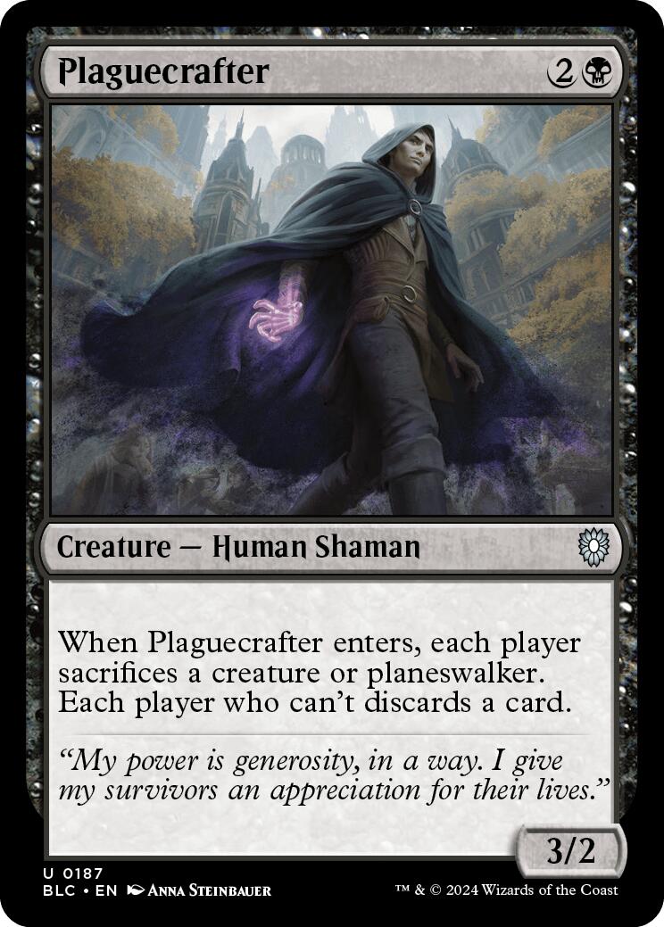 Plaguecrafter [Bloomburrow Commander] | Devastation Store