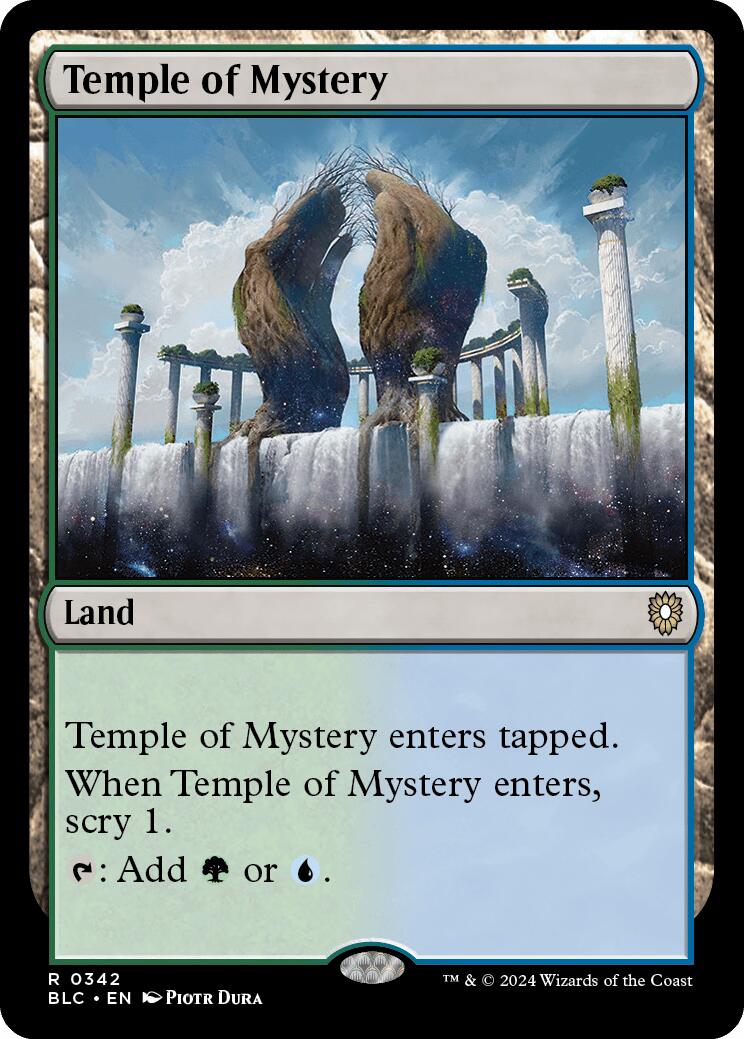 Temple of Mystery [Bloomburrow Commander] | Devastation Store