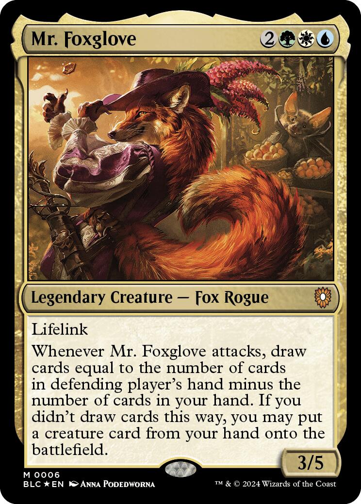 Mr. Foxglove [Bloomburrow Commander] | Devastation Store