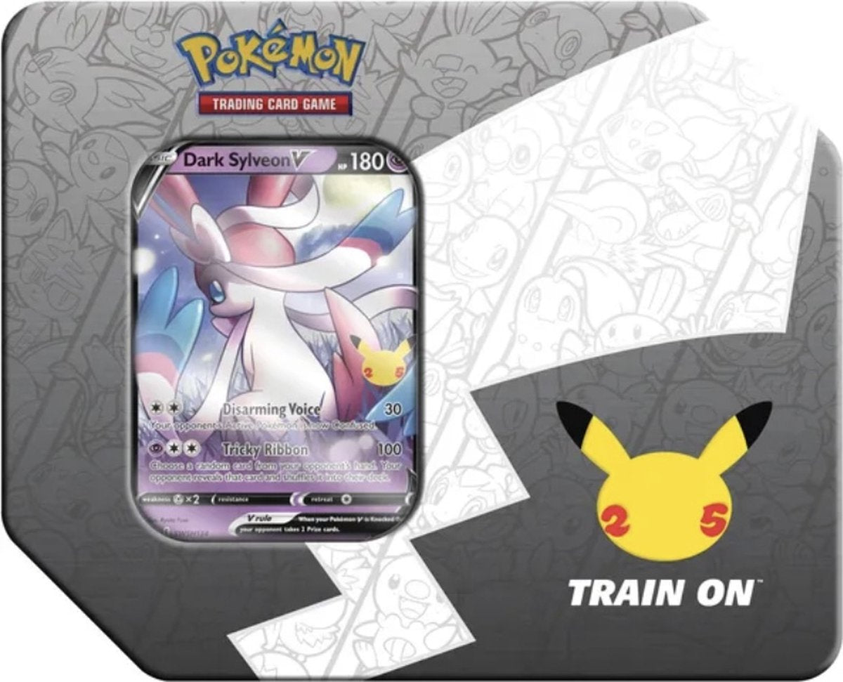 Celebrations: 25th Anniversary - Tin (Dark Sylveon V) | Devastation Store