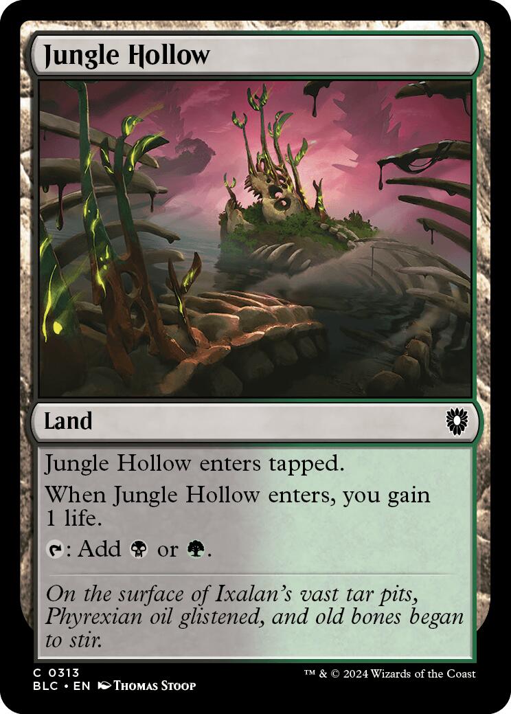 Jungle Hollow [Bloomburrow Commander] | Devastation Store