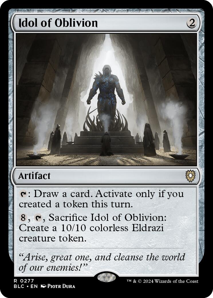 Idol of Oblivion [Bloomburrow Commander] | Devastation Store