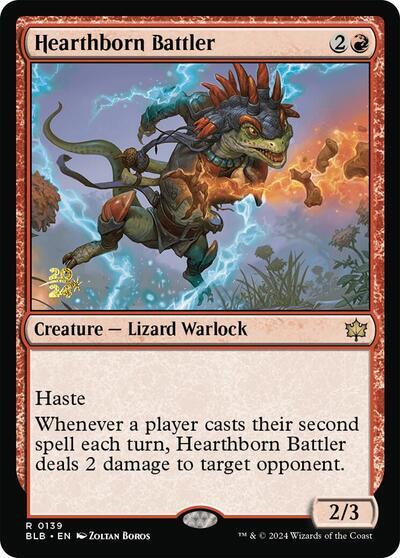 Hearthborn Battler [Bloomburrow Prerelease Promos] | Devastation Store