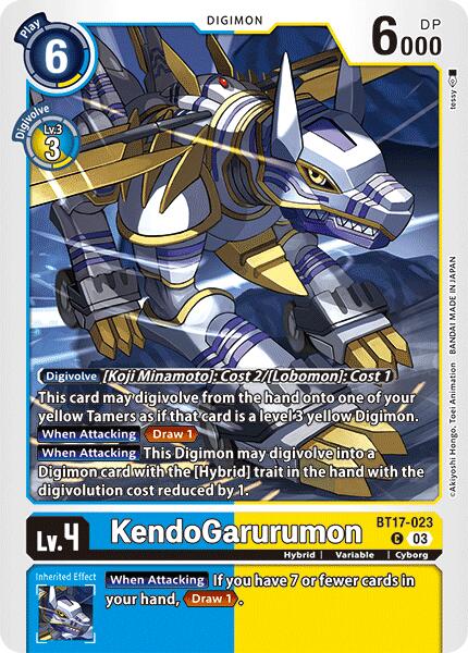 KendoGarurumon [BT17-023] [Secret Crisis] | Devastation Store