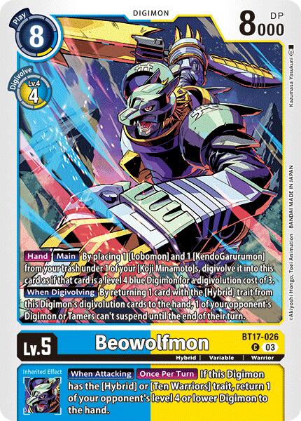 Beowolfmon [BT17-026] [Secret Crisis] | Devastation Store