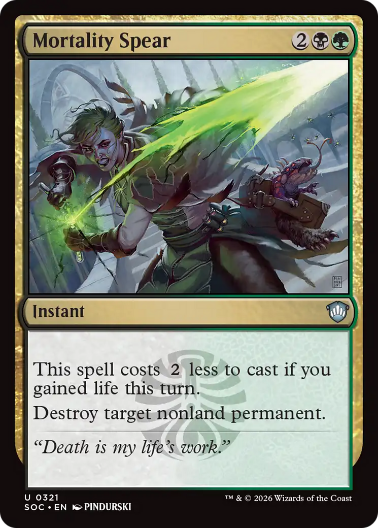 Mortality Spear [Secrets of Strixhaven Commander] | Devastation Store