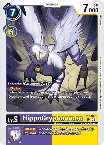 HippoGryphonmon [BT17-066] [Secret Crisis] | Devastation Store