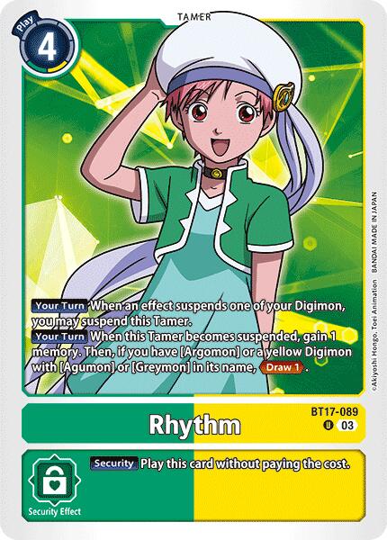 Rhythm [BT17-089] [Secret Crisis] | Devastation Store