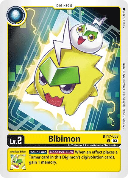 Bibimon [BT17-003] [Secret Crisis] | Devastation Store