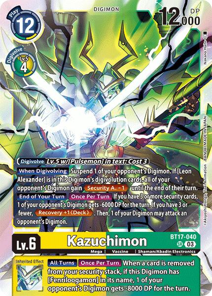 Kazuchimon [BT17-040] [Secret Crisis] | Devastation Store