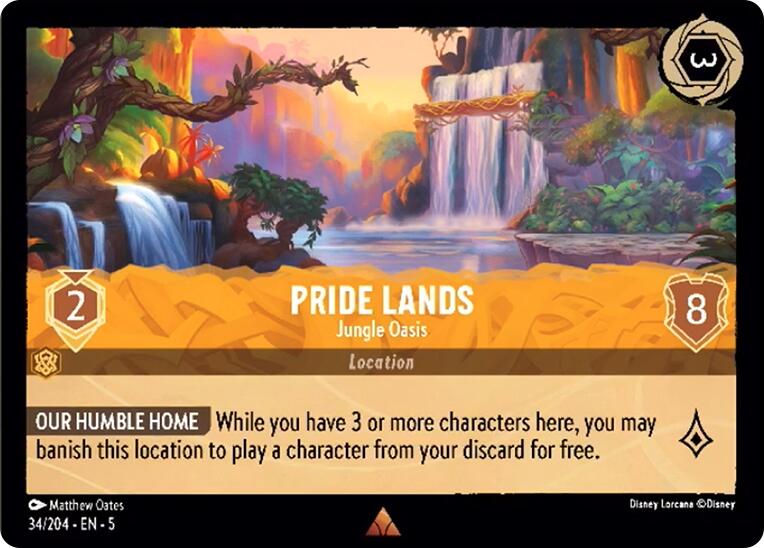 Pride Lands - Jungle Oasis (34/204) [Shimmering Skies] | Devastation Store